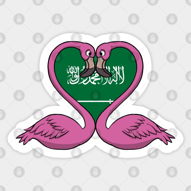 Flamingo Saudi Arabia Sticker by RampArt